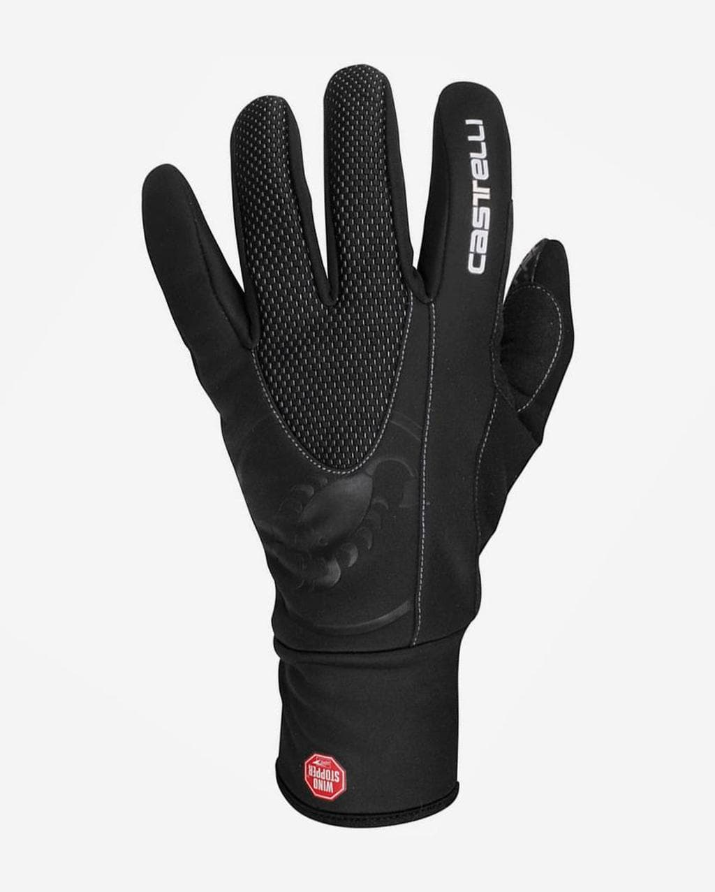 Gants Castelli Estremo Windstopper Rosso Corsa noir - S