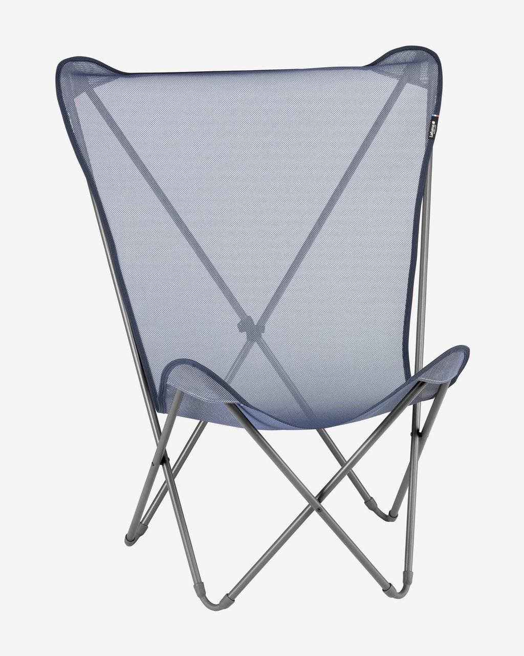 Chaise pliante Lafuma Mobilier Maxi Pop UP Batyline bleu lointain