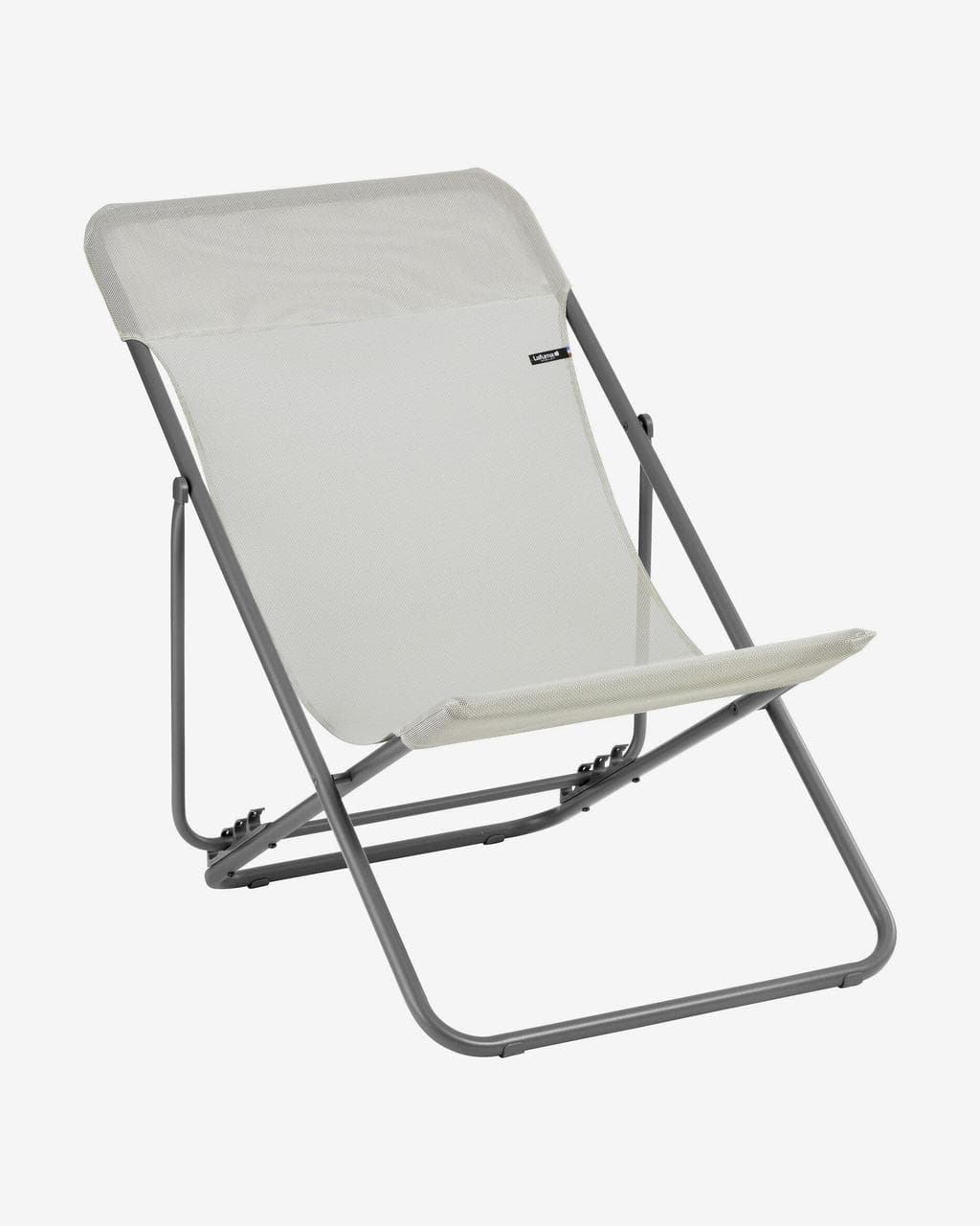 Chaise pliante Lafuma Mobilier Maxi Transat Batyline blanc