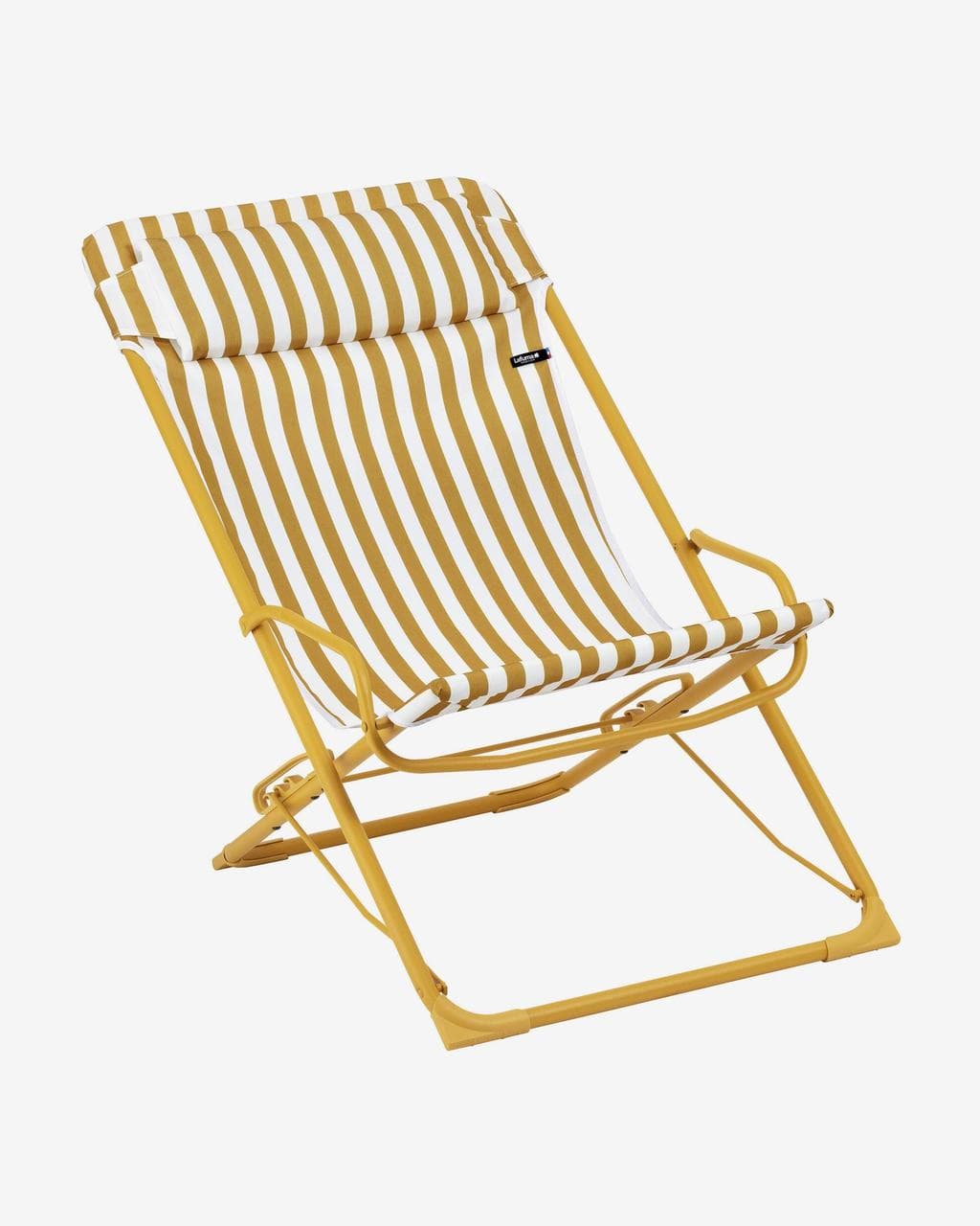 Chaise pliante Lafuma Mobilier Transaswing Rayure jaune