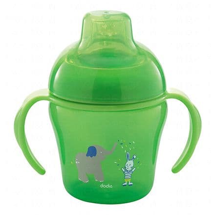 DODIE Tasse d'apprentissage verte +6 mois 200ml